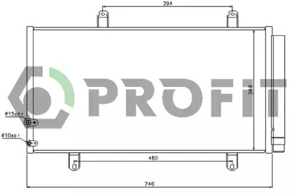 Конденсатор, кондиционер PROFIT PR 2027C1